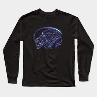 Space Nightmare (Horror purple) Long Sleeve T-Shirt